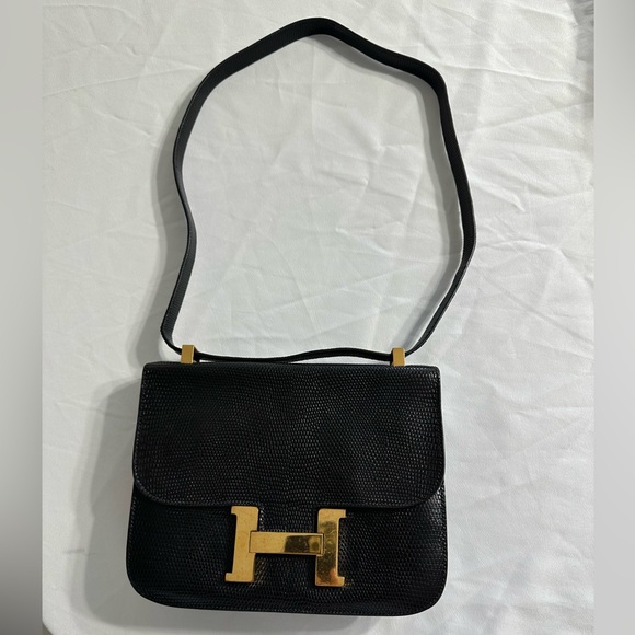 Hermes Lizard 24CM Constance Handbag - Picture 13 of 14